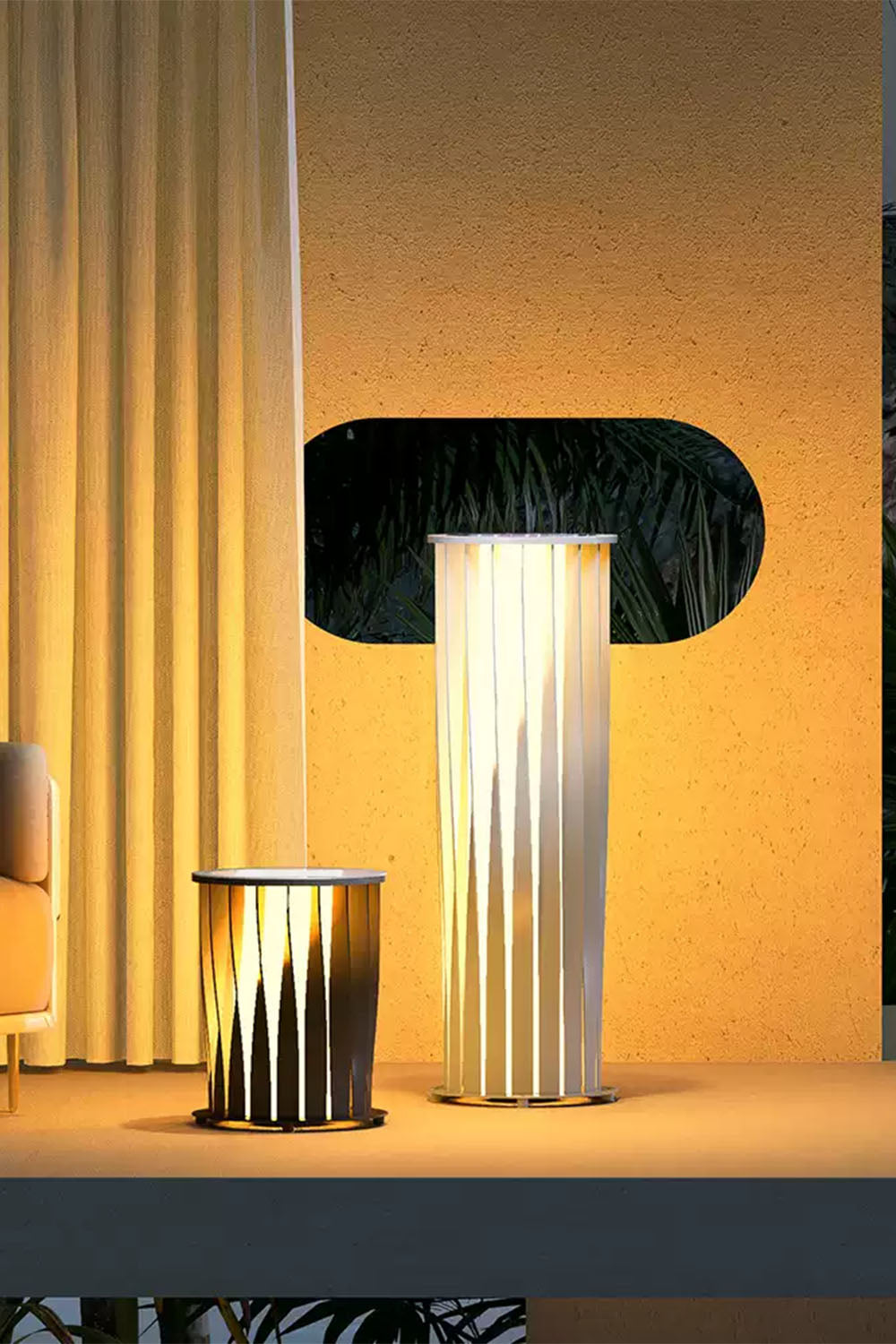 Twisted Acrylic Lantern Lawn Light - view 10 | morylighting