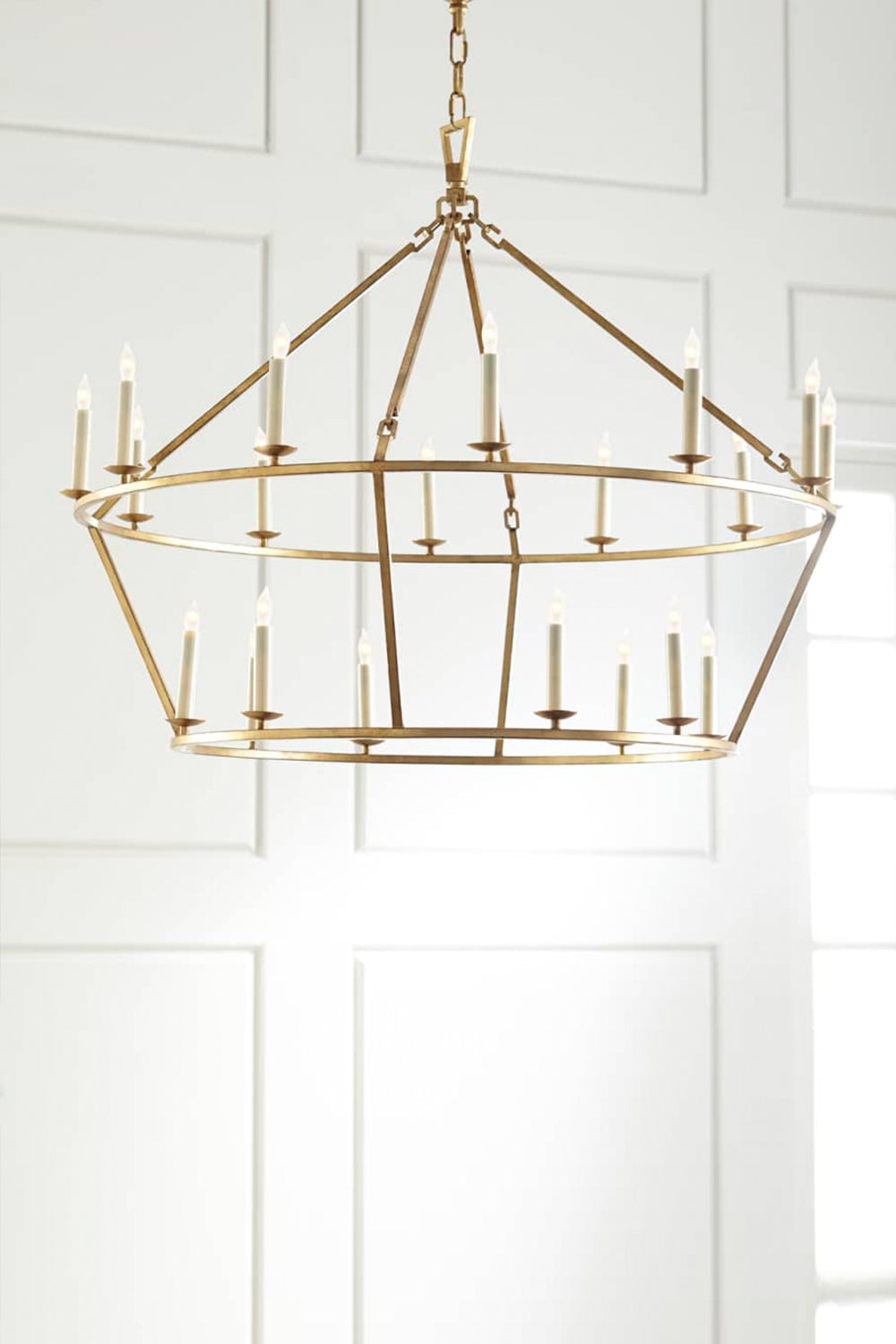 Two-Tiered Ring Chandelier - view 15 | morylighting