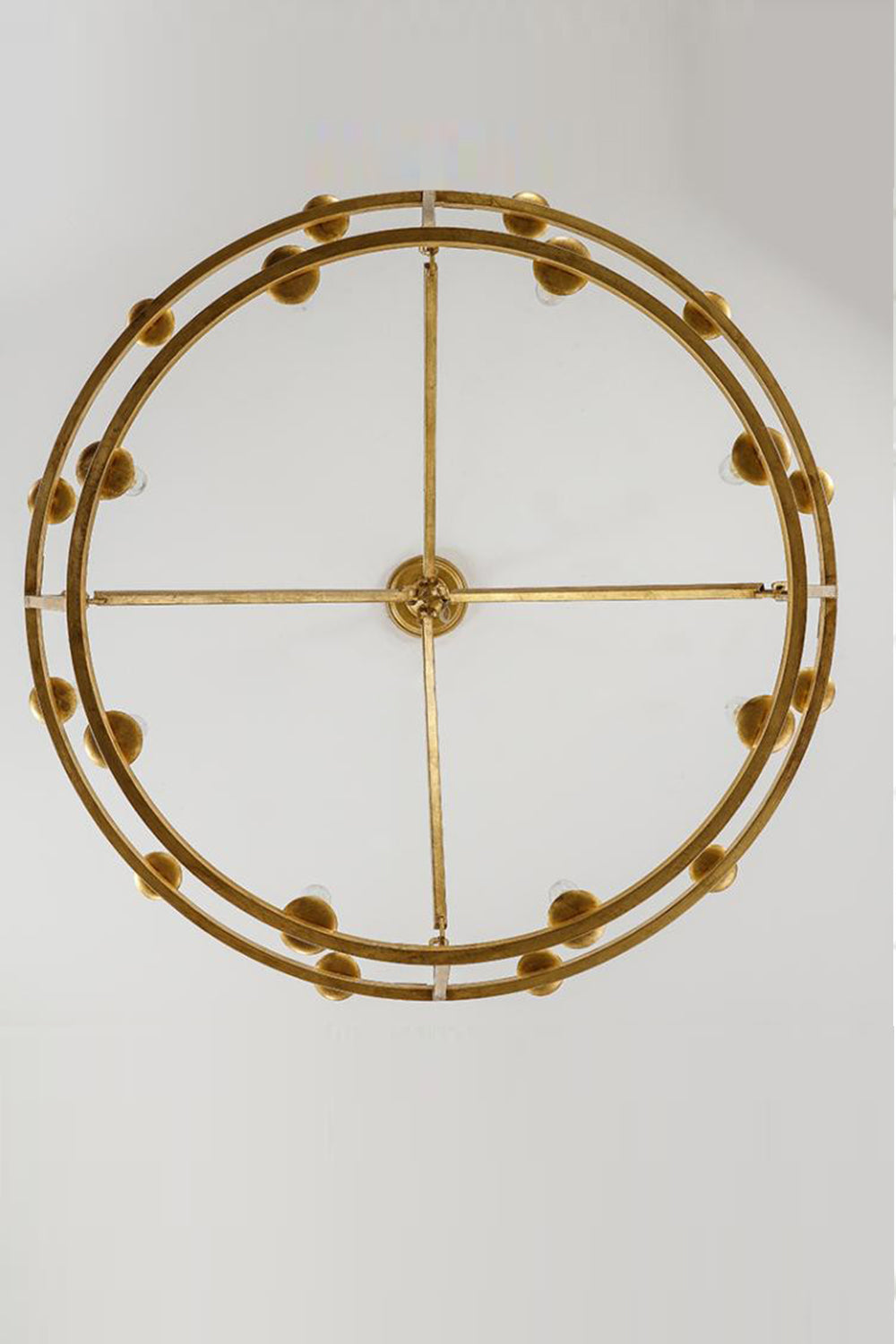 Two-Tiered Ring Chandelier - view 18 | morylighting