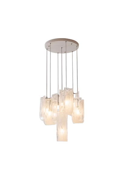U-shaped Fog Glass Chandelier - view 15 | morylighting
