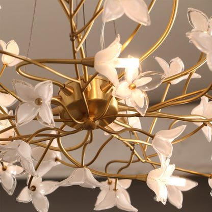 Veitchii Flower Branch Chandelier