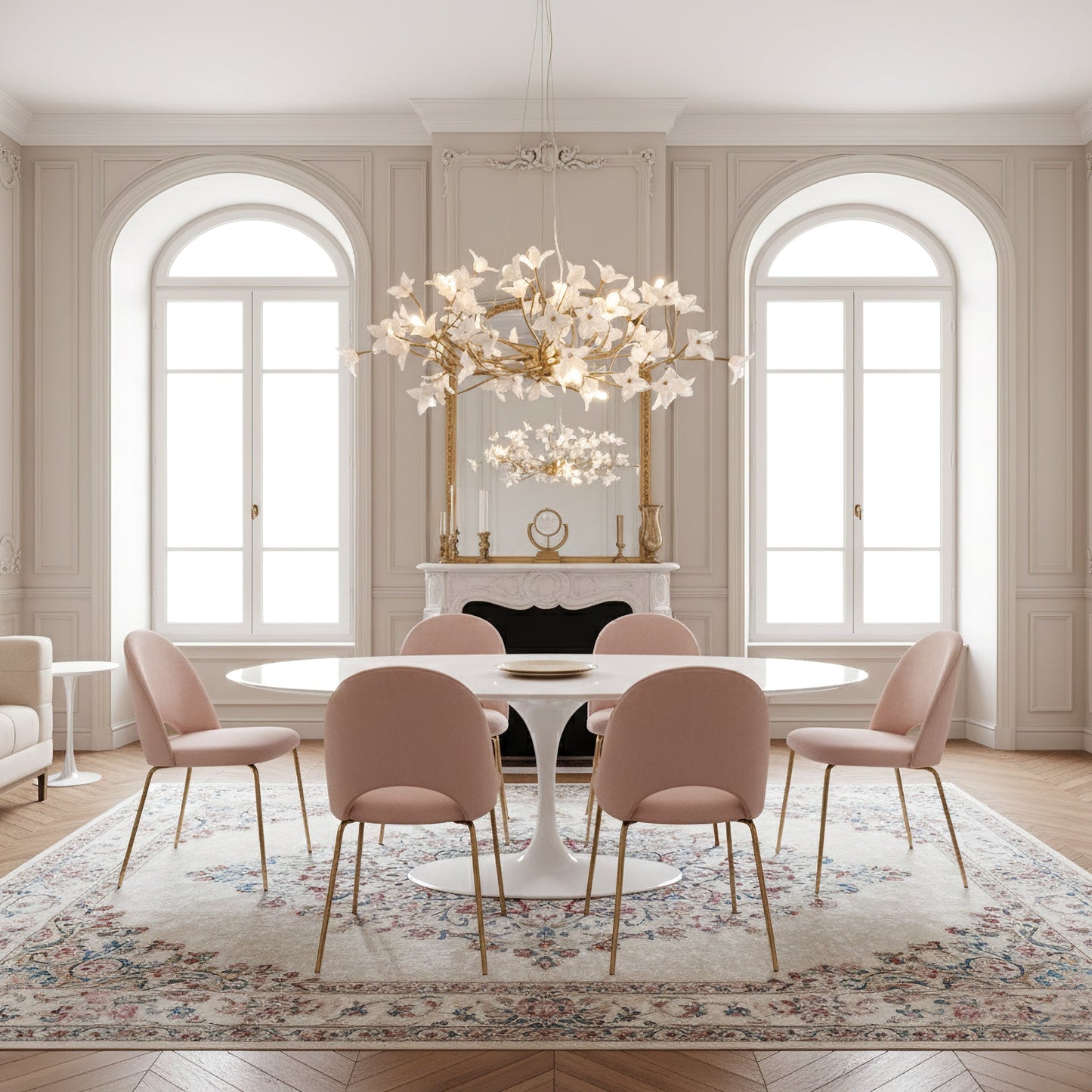 Veitchii Flower Branch Chandelier