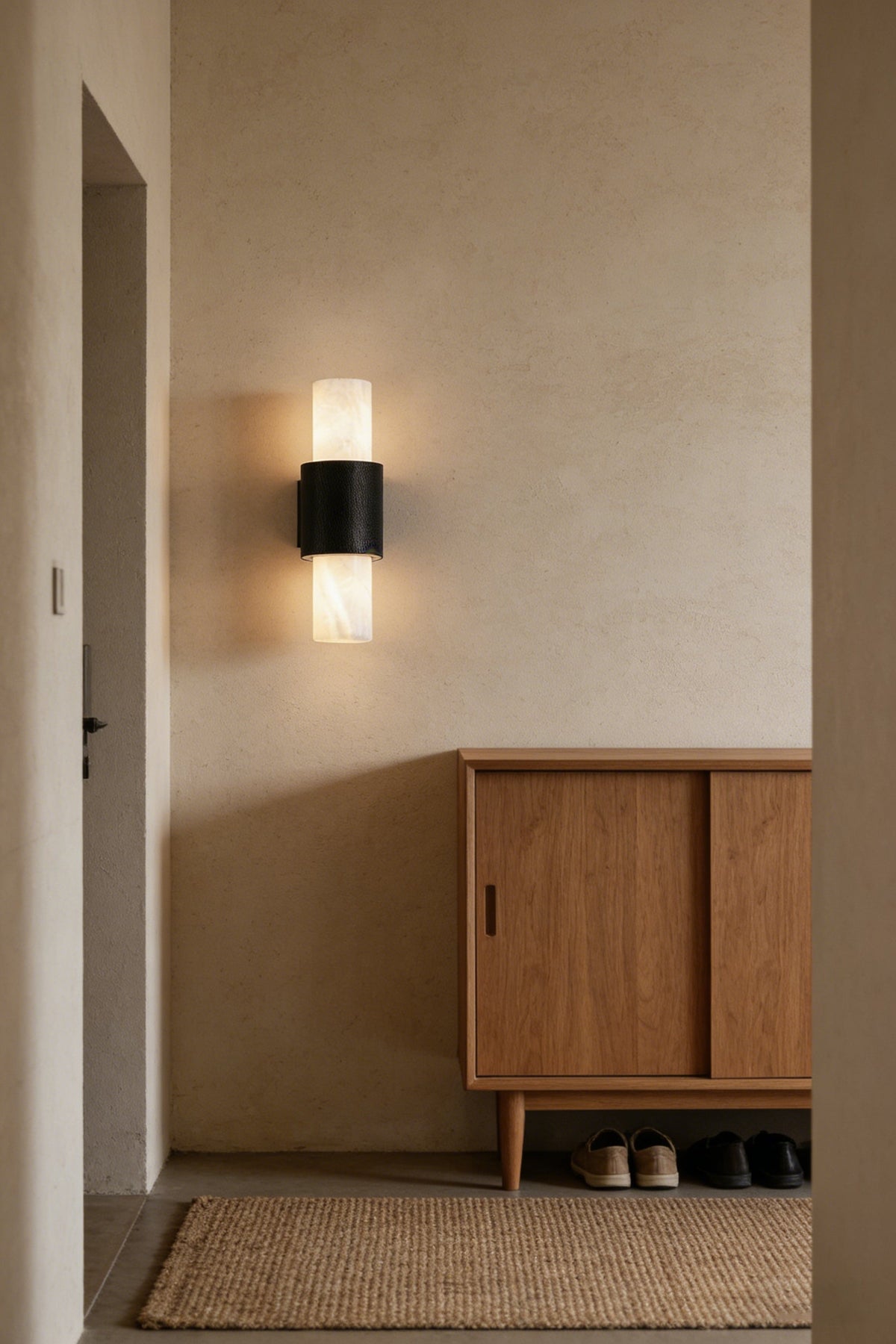 Vertical Alabaster Wall Sconce - view 5 | morylighting