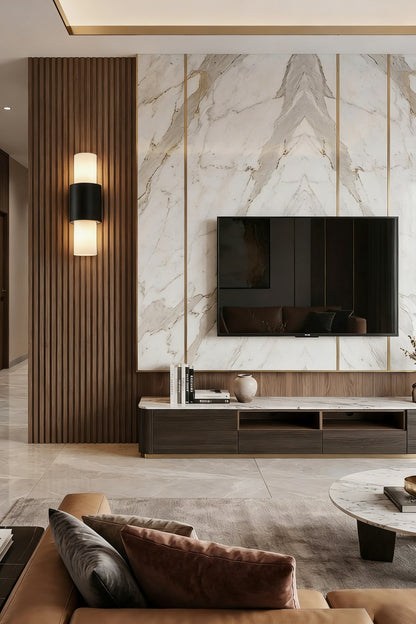 Vertical Alabaster Wall Sconce - view 4 | morylighting