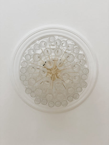 Vintage – Murano chandelier for Venini – 1970 – Transparent