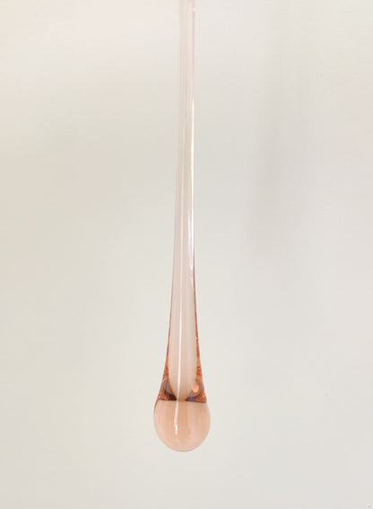 Vintage – Murano Teardrops Chandelier – 70s – Pink prisms