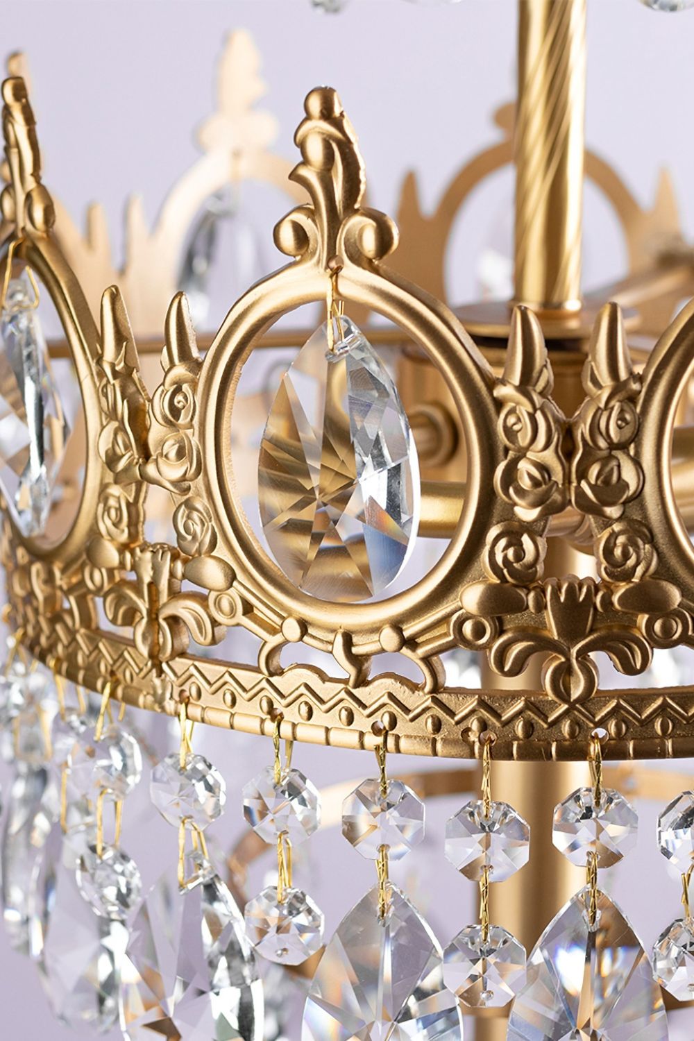 Vintage Crystal Floor Lamp - morylighting
