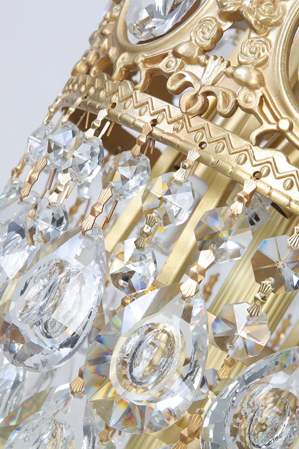 Vintage Crystal Floor Lamp - morylighting