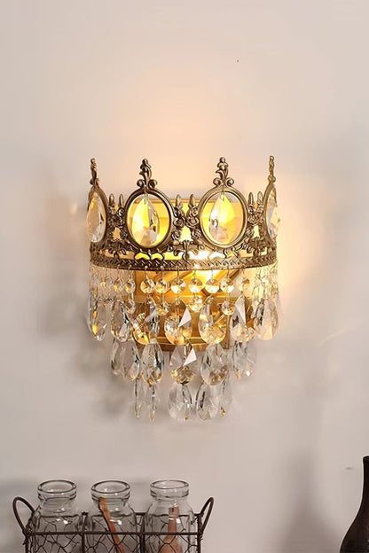 Vintage Crystal Sconce - morylighting