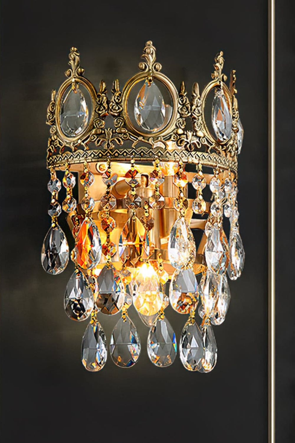 Vintage Crystal Sconce - morylighting