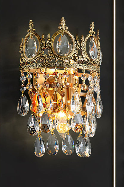 Vintage Crystal Sconce - morylighting