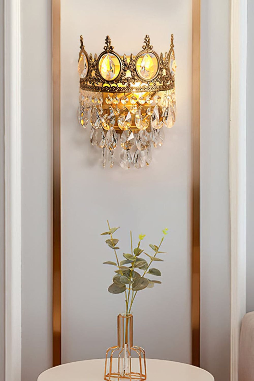 Vintage Crystal Sconce - morylighting