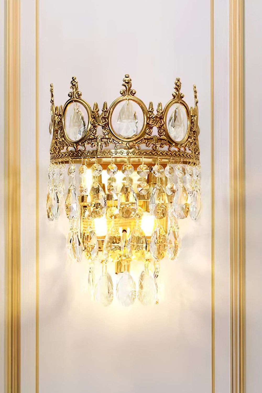 Vintage Crystal Sconce - morylighting