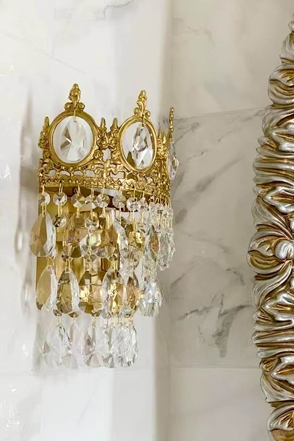 Vintage Crystal Sconce - morylighting