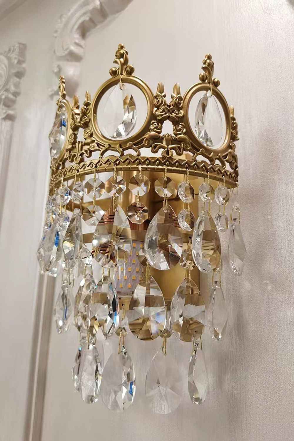 Vintage Crystal Sconce - morylighting