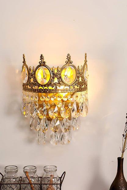 Vintage Crystal Sconce - morylighting