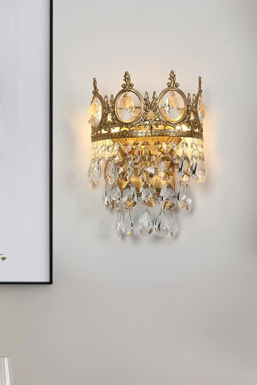 Vintage Crystal Sconce - morylighting