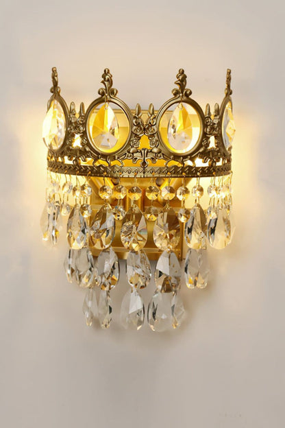 Vintage Crystal Sconce - morylighting
