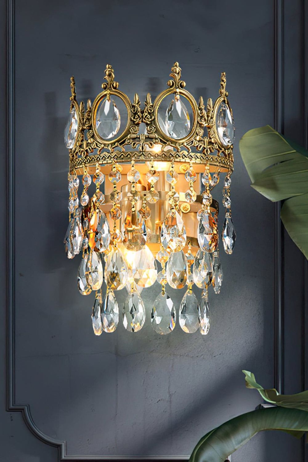 Vintage Crystal Sconce - morylighting