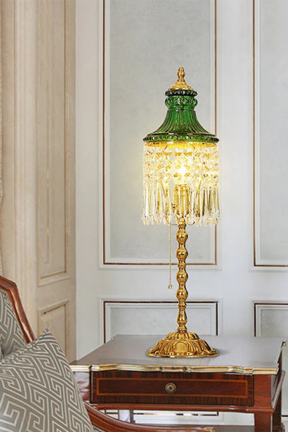 Vintage French Victorian Table Lamp - view 13 | morylighting