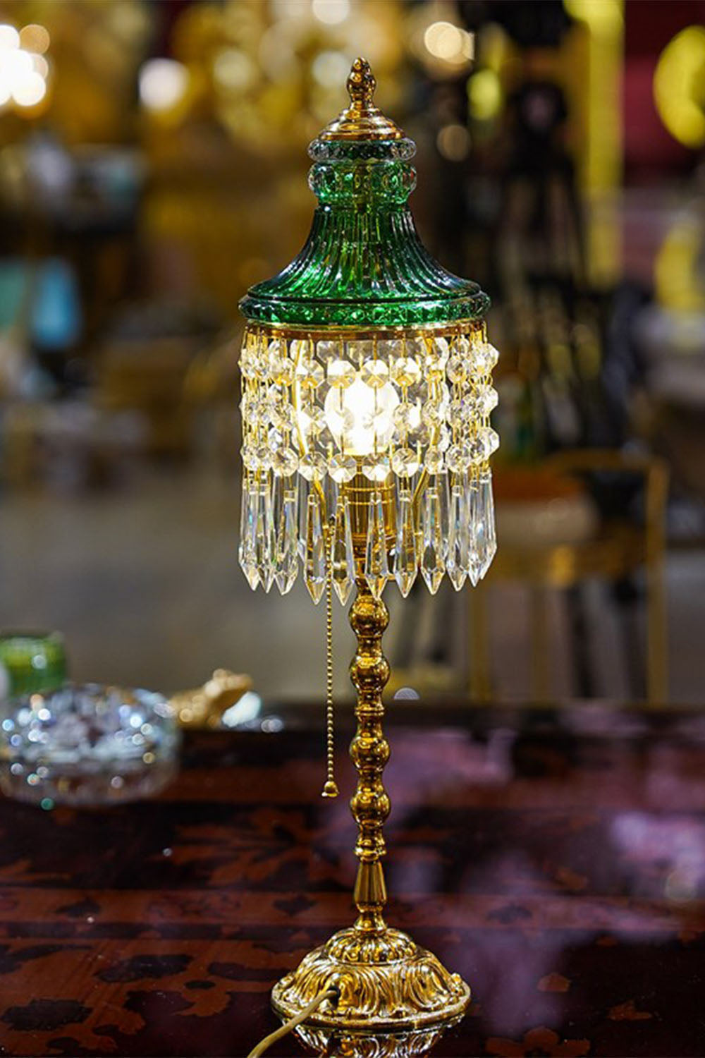 Vintage French Victorian Table Lamp - view 10 | morylighting