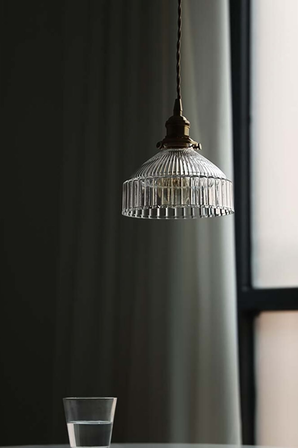Vintage Glass Pendant Light - morylighting