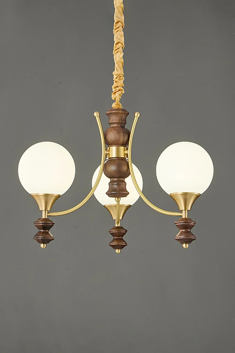 Vintage Globe Chandelier - view 7 | morylighting