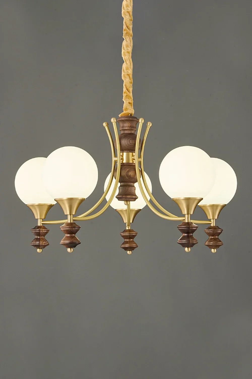 Vintage Globe Chandelier - view 8 | morylighting