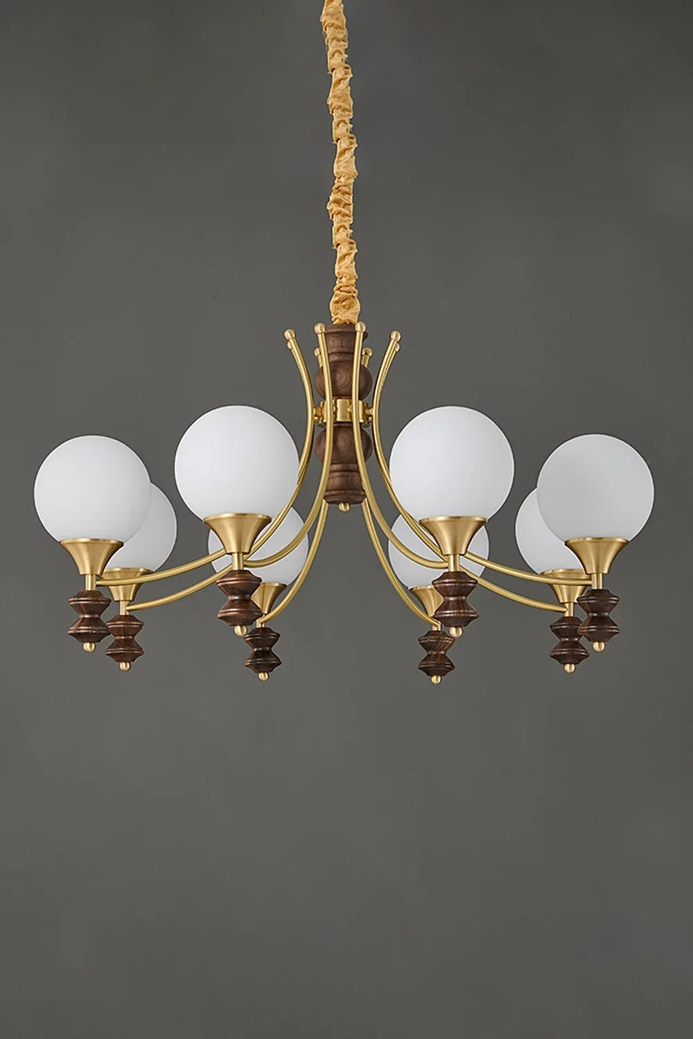 Vintage Globe Chandelier - view 11 | morylighting