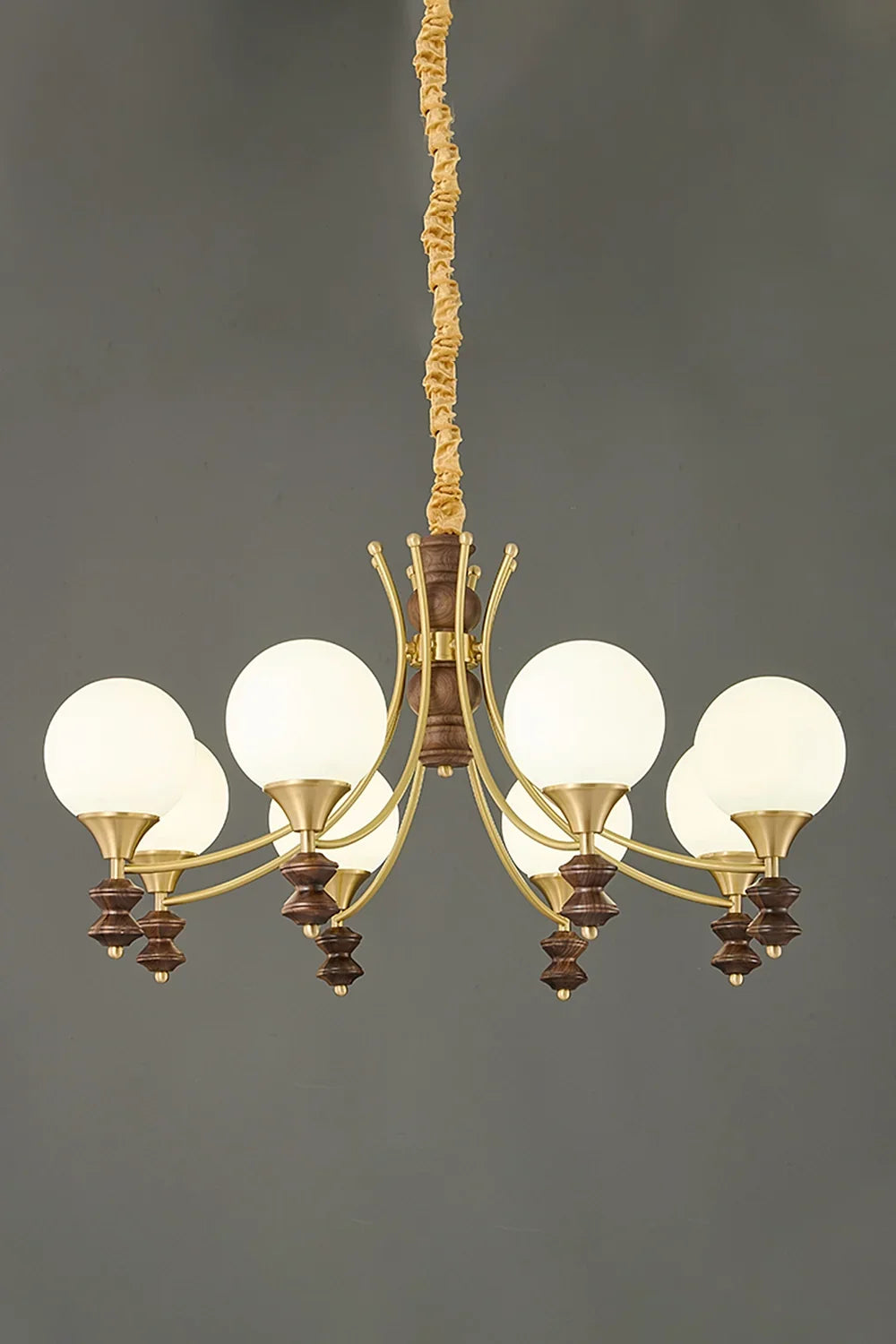 Vintage Globe Chandelier - view 10 | morylighting