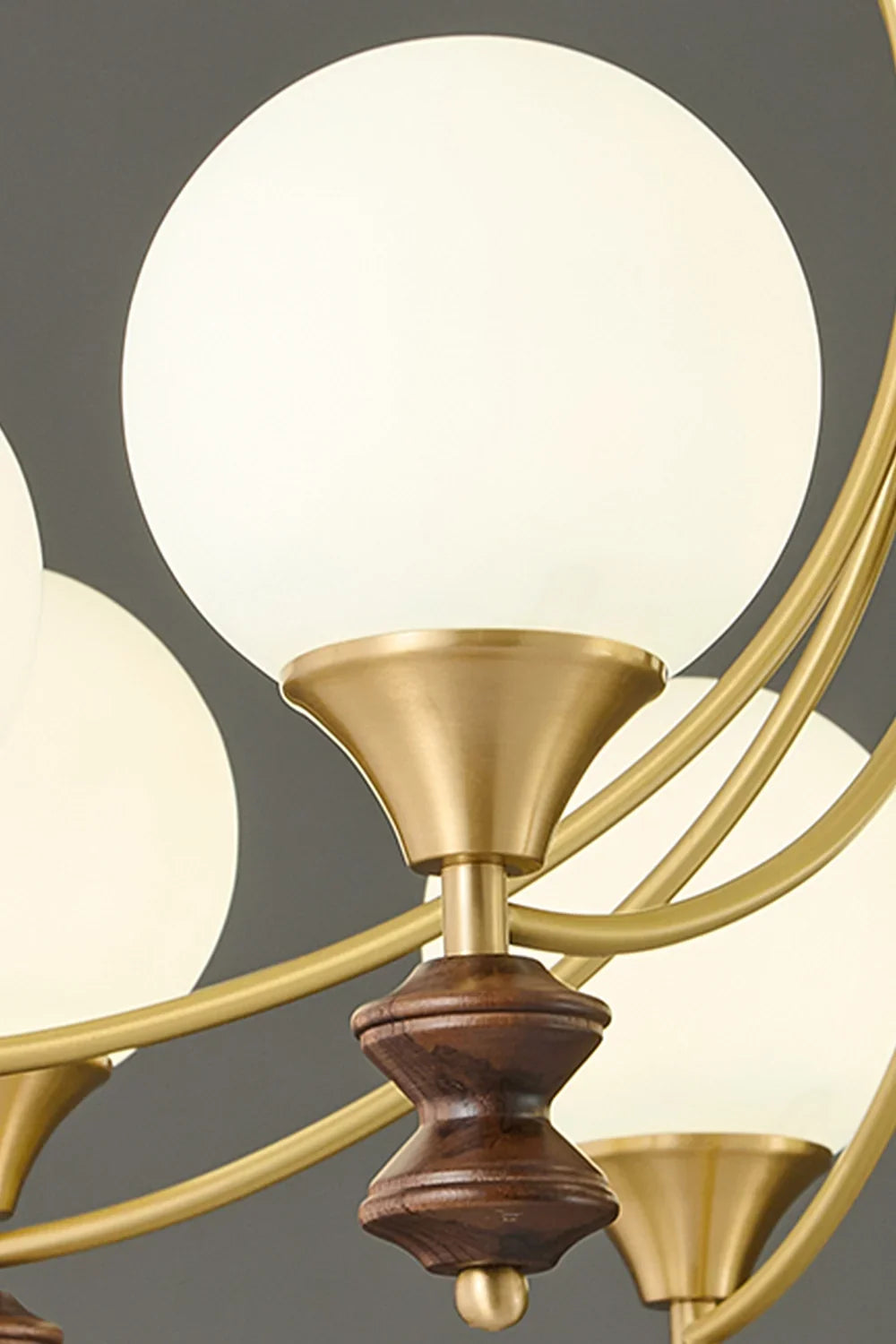 Vintage Globe Chandelier - view 12 | morylighting