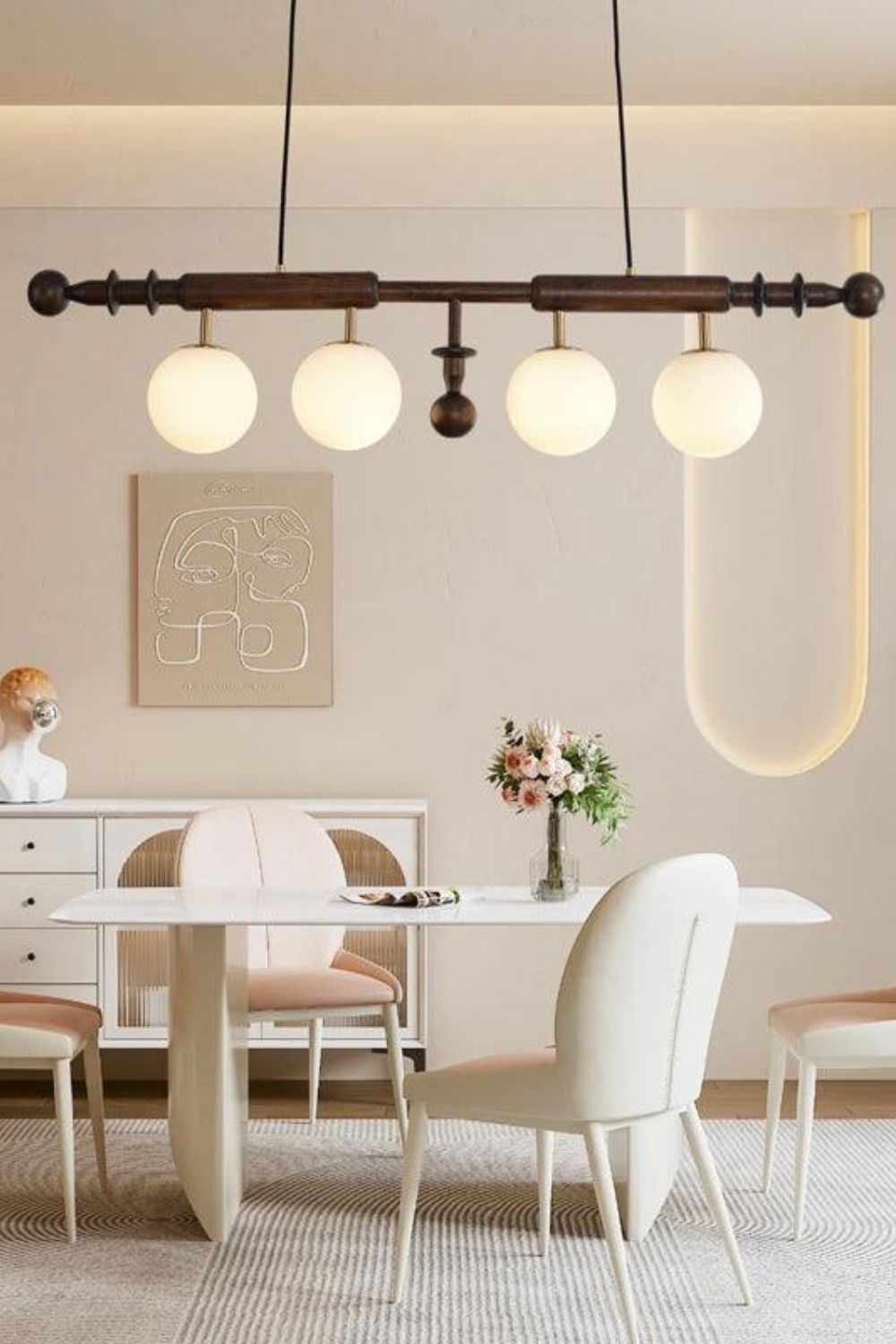 Vintage Roman Column Chandelier - view 7 | morylighting