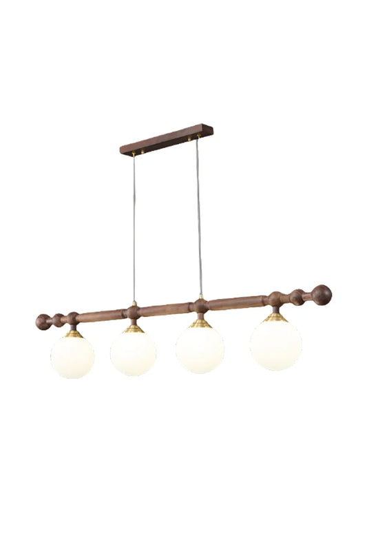 Vintage Walnut Dinging room Chandelier | morylighting