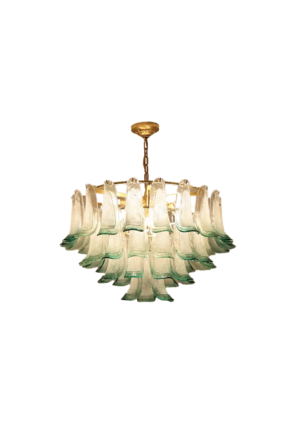 Vistosi-Style Glass Petal Chandelier - view 20 | morylighting