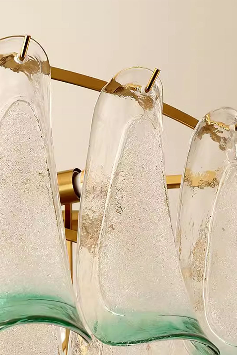 Vistosi-Style Glass Petal Chandelier - view 15 | morylighting