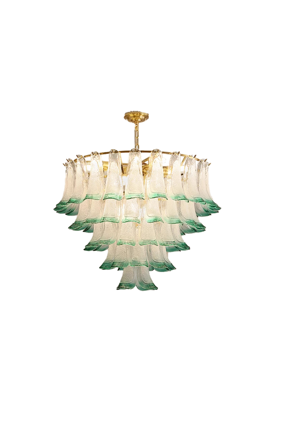 Vistosi-Style Glass Petal Chandelier - view 21 | morylighting