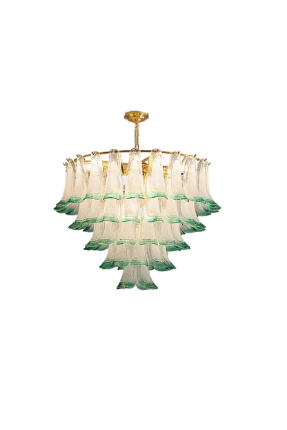Vistosi-Style Glass Petal Chandelier - view 21 | morylighting