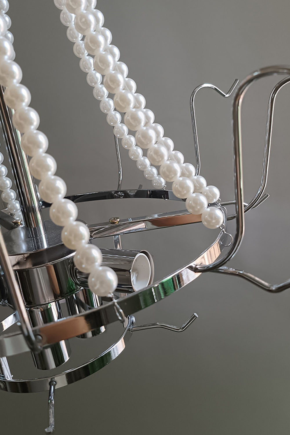 Vistosi Style Glass Pearl Disc Chandelier - view 9 | morylighting