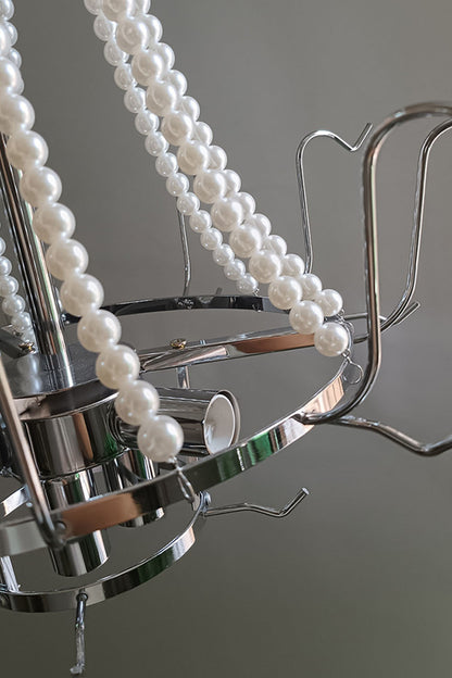Vistosi Style Glass Pearl Disc Chandelier - view 9 | morylighting