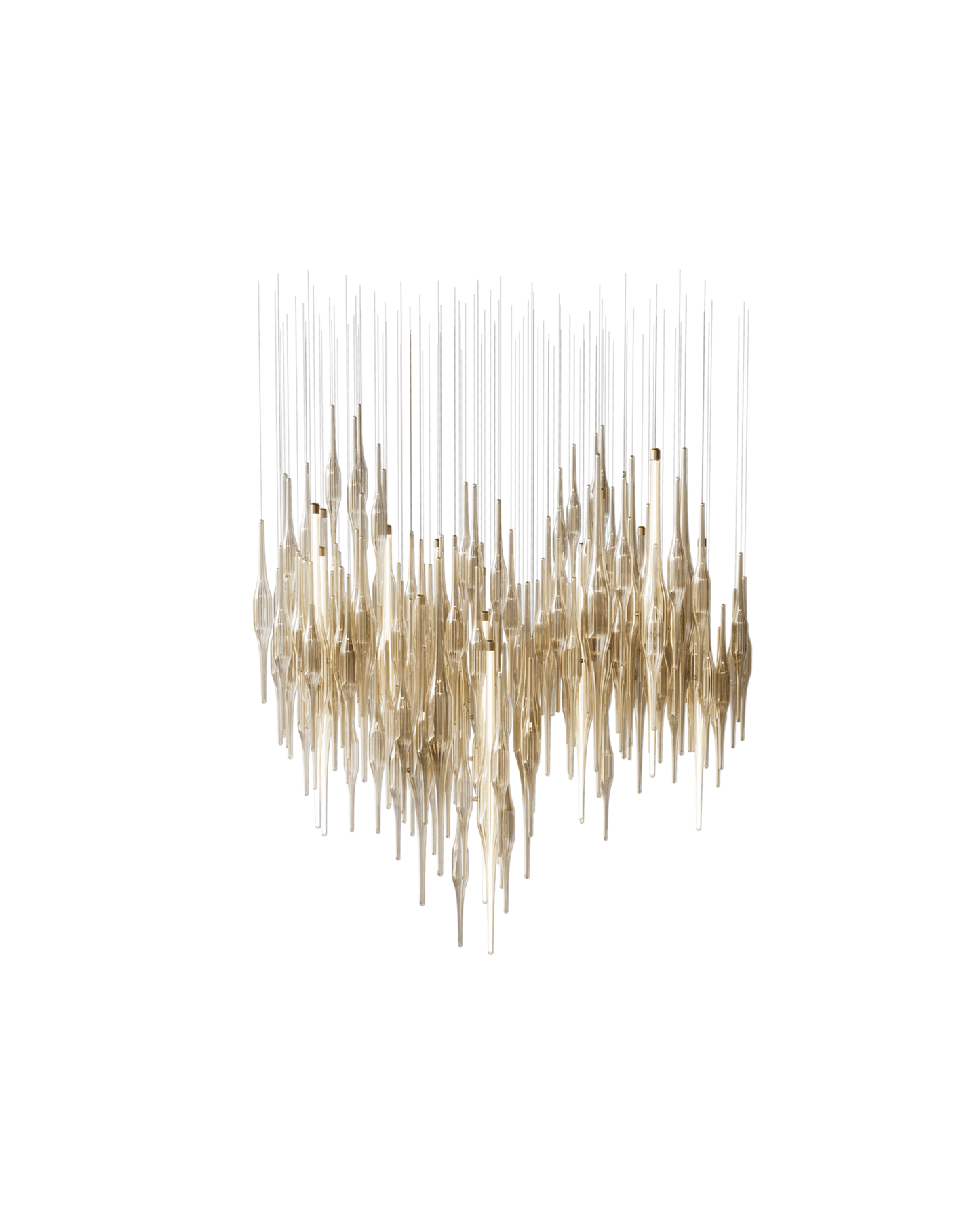Vitara Meteor Shower Crystal Spiral Chandelier
