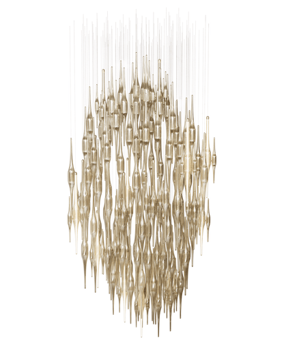 Vitara Meteor Shower Crystal Spiral Chandelier