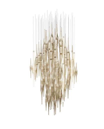 Vitara Meteor Shower Crystal Spiral Chandelier