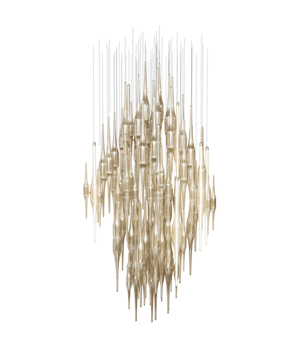 Vitara Meteor Shower Crystal Spiral Chandelier