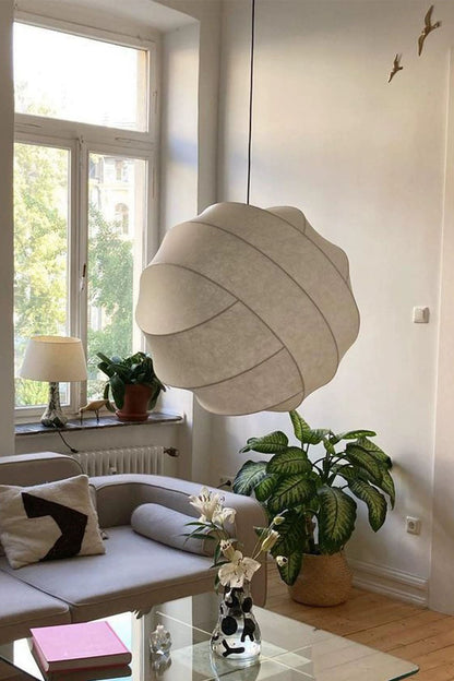 Wabi-Sabi Cocoon Shadow Pendant Light - view 4 | morylighting