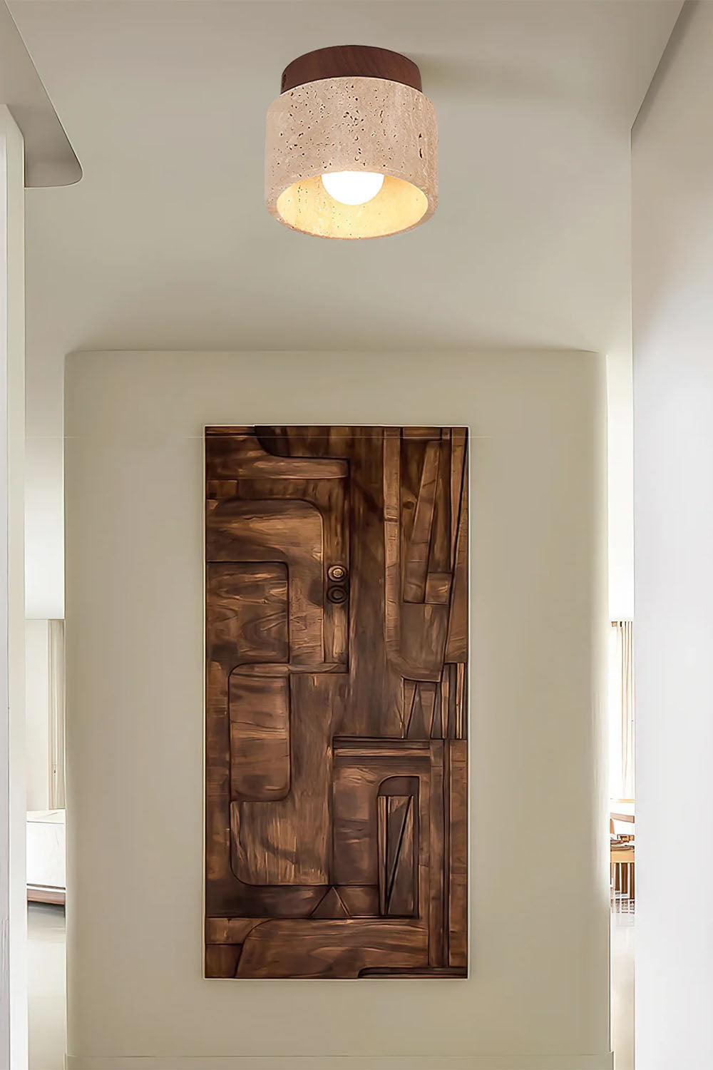 Wabi-Sabi Retro Ceiling Lamp - view 2 | morylighting
