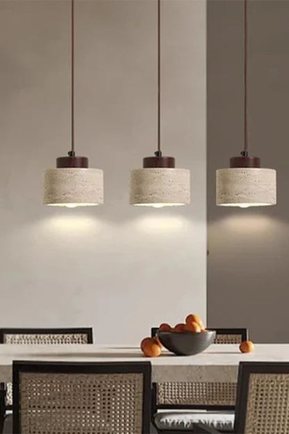Wabi-sabi Cylindrical Pendant Light - view 7 | morylighting