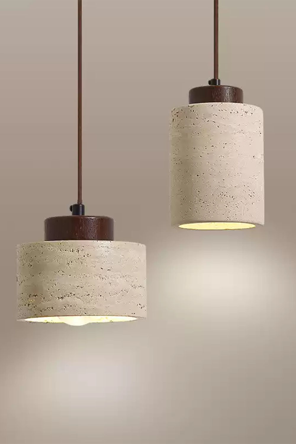 Wabi-sabi Cylindrical Pendant Light - view 8 | morylighting