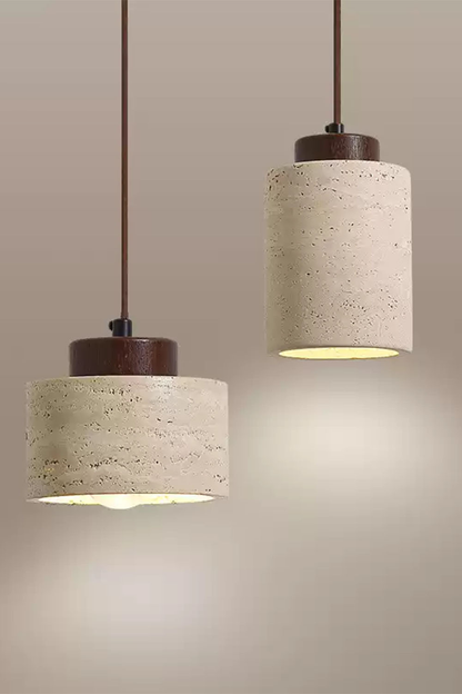 Wabi-sabi Cylindrical Pendant Light - view 8 | morylighting