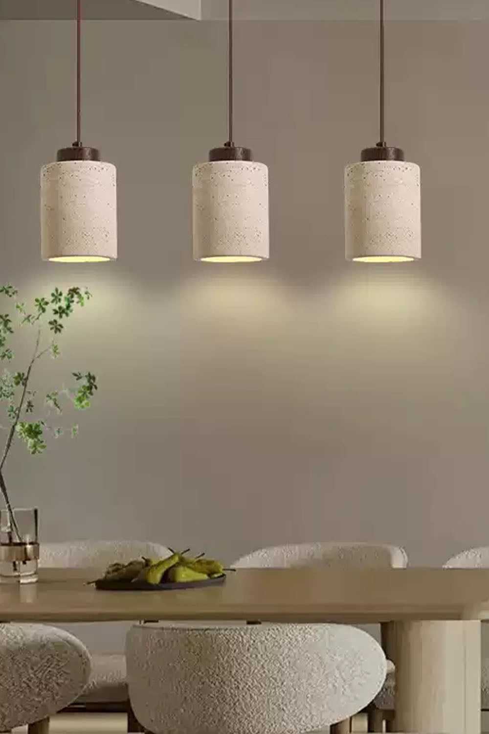 Wabi-sabi Cylindrical Pendant Light - view 9 | morylighting