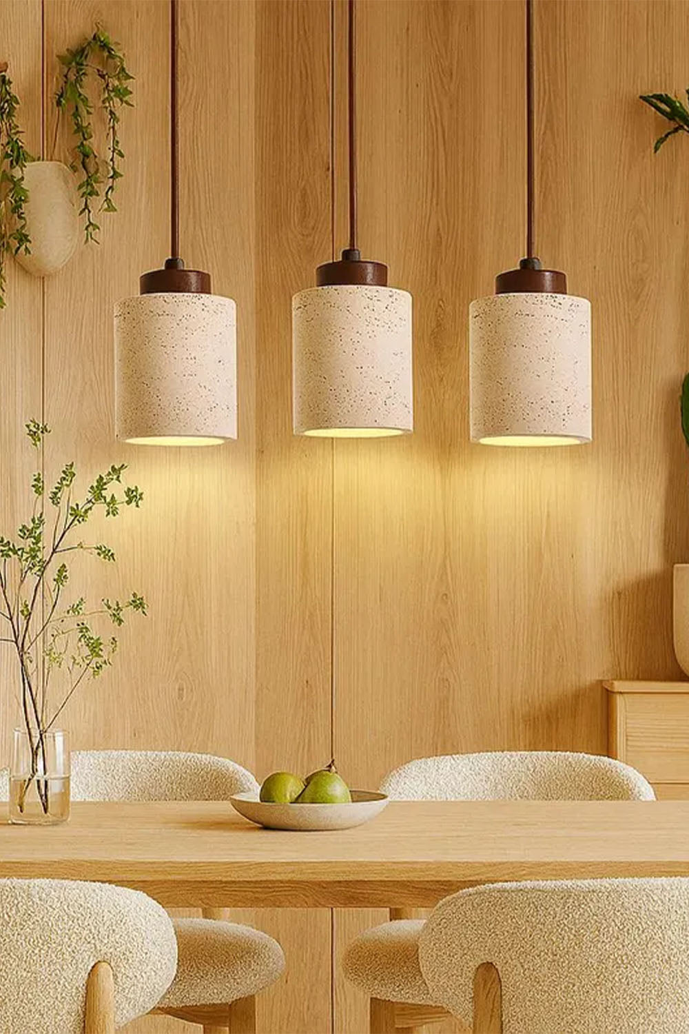 Wabi-sabi Cylindrical Pendant Light - view 10 | morylighting